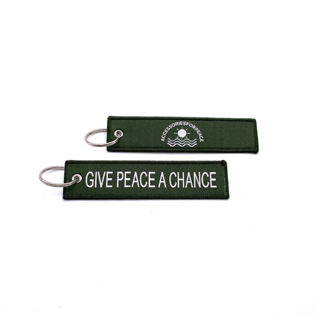 Porte-clés Give Peace A Chance.